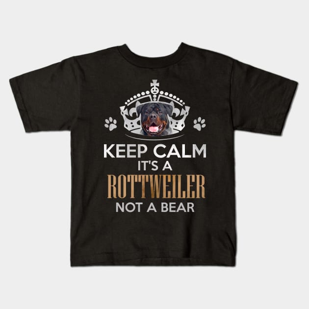 Rottweiler  - Metzgerhund Kids T-Shirt by Nartissima